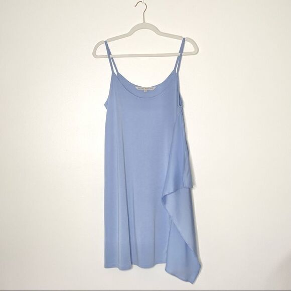 Rachel Rachel Roy Blue Estee Combo Slip Dress - Picture 1 of 7